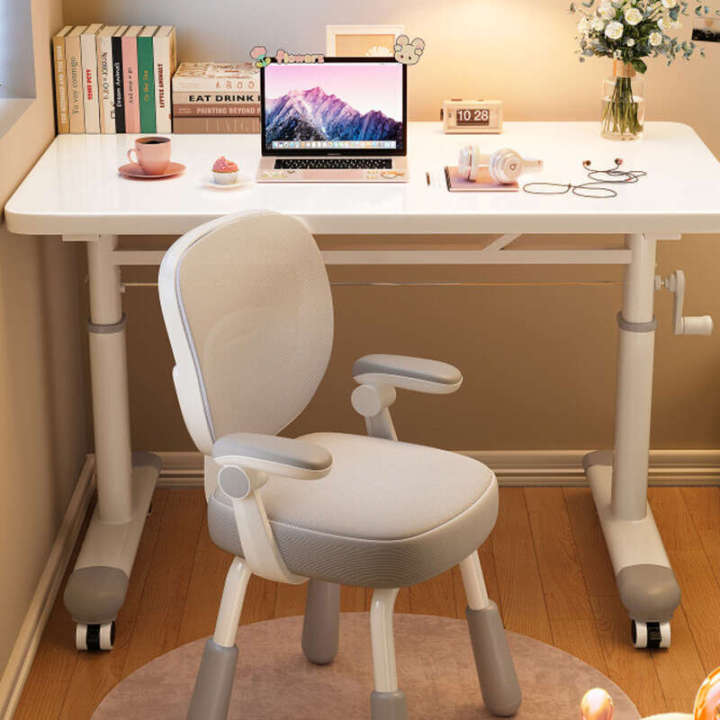 Elevating Computer Desk Mobile Desktop Office Desk Simple Rental House ...