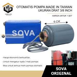 OTOMATIS POMPA 1/4" 3/8 SOVA DAB TAIWAN ORI100% Bisa untuk pompa dorong merk apapun / Pressure Switch Murah Kualitas OK