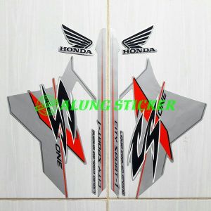 STIKER STRIPING LIS LES BODY MOTOR HONDA CS-1 CS1 TAHUN 2009 1SET STANDAR