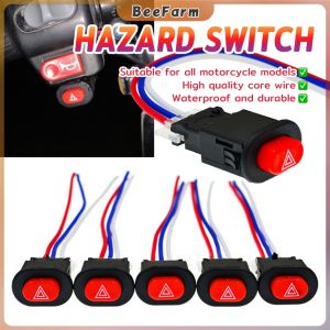 BF. Universal Motorcycle Hazard Switch Double Flasher 1Pc