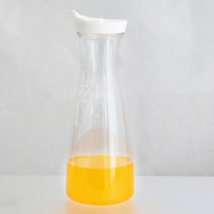 Cold Brew Pot Cold Brew Cup High Juice Bottle Milk Bottle Round Sealed Lid Cold Water Bottle Transparent Plastic Jug
