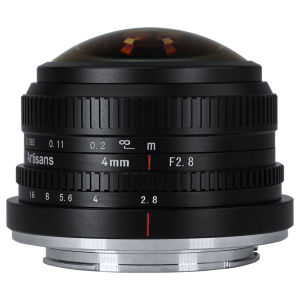 7Artisans  4mm F/2.8 APS-C Format Fujifilm X Mount Circular Fisheye Prime Lens MF Manual Focus for Mirrorless Cameras | JG Superstore