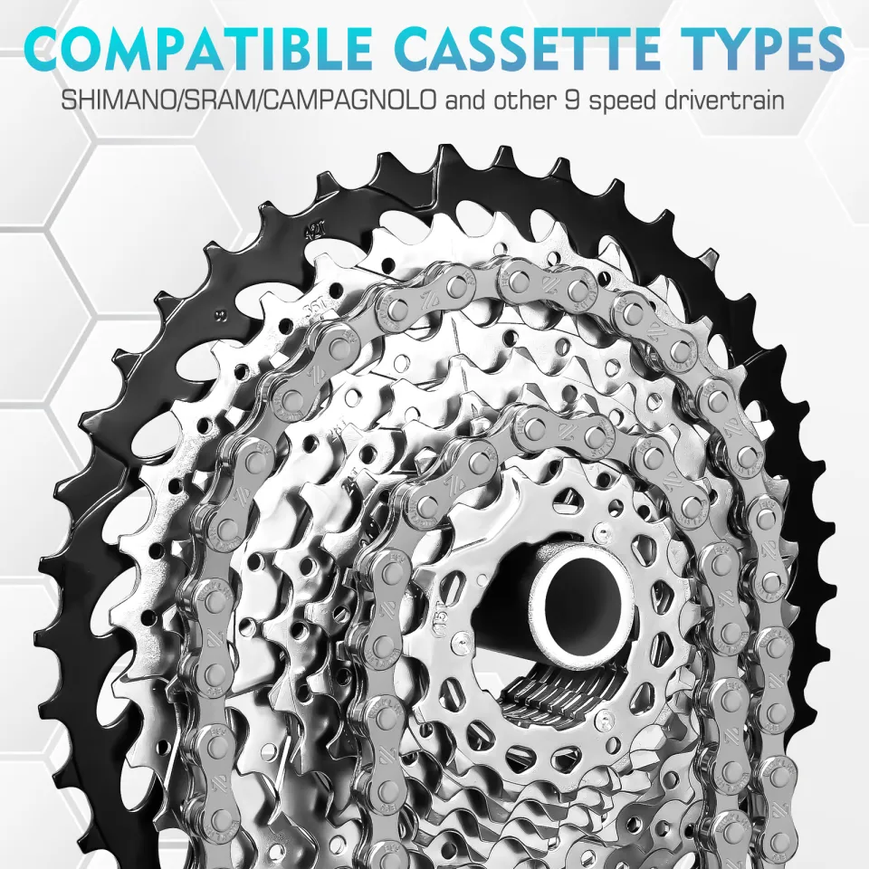 Chainring 10 Speed Chain Speed Cassette BUCKLOS Bike Chain Speed