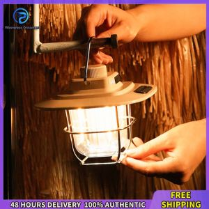 Winnereco Portable LED Lantern for Camping - Rechargeable Emergency Light for Hiking and Outdoor Activities - Lightweight Waterproof and Durable Design