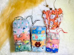 20 PCS Celana Dalam Anak Laki Perempuan Velvet Libby Babydoll Usia 1-6 Tahun Kemasan Pouch