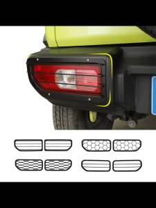 HH8 TESIN Lamp Hoods For Suzuki Jimny 2019+ Car Tail Light Cover Rear Lamp Guards Protector Accessories For Suzuki Jimny 2019-2021 M5Y9R
