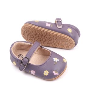 【COD&Local Ship】Baby Shoes for Girls Mary Jane Flats PU Leather Infant Dress Shoes Princess Shoes Summer Shoes for Baby 0 to 12 Months