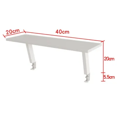 LEKGAVD Thiết kế nổi Giá đỡ màn hình Vân gỗ Đa chức năng Kệ lưu trữ Ổ trục ổn định Không gian trống rỗng Giá để bàn Văn phòng tại nhà