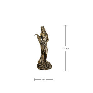 【1-3 Days Delivery】Blindfolded Goddess of Fortune Ancient Greco-Roman Lucky Sculpture Resin Character Statue for Home Decoration