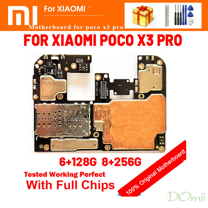 Unlocked Main Mobile Board Mainboard For Xiaomi POCO X3 PRO Motherboard ...