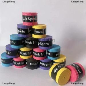 [COD] Laogeliang ไม้เทนนิสแห้ง1ชิ้นแผ่นกันลื่นดูดซับเหงื่อเทปพันด้ามจับแบดมินตันแร็กเก็ตสั่นสะเทือนโอเวอร์กริปกีฬา
