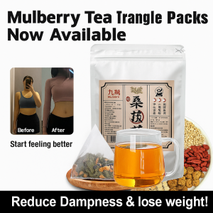 Wheat Nourishing Moisture-Removing Nine Flavor Mulberry Rehmannia Tea for All Seasons Adults  Men and Women  Office Workers  Promotes Digestion  Reduces Bad Breath