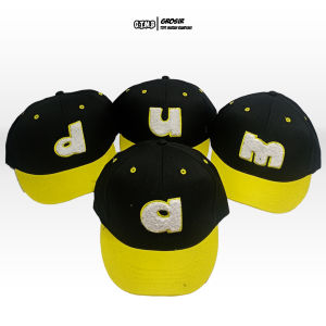 Topi Huruf Black Edition Bordir Towel Topi Lidah Pendek Topi Distro Topi Pria Topi Cewek Topi Baseball Huruf