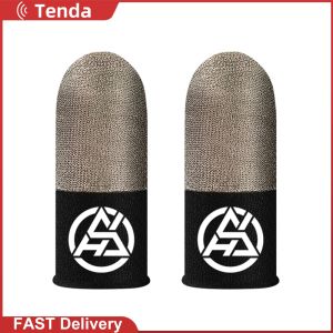 [Tenda] 1/2 đôi găng tay cảm ứng di động nhạy cảm găng tay bảo vệ ngón tay cái màn hình cảm ứng thoáng khí chống mồ hôi ngón tay dạ quang cho chơi game trên điện thoại pubg