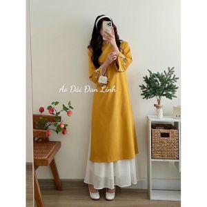 Sẵn hàng Tết 2024 áo dài cách tân thêu siêu hot chất liệu nhung tăm - Áo Dài Đan Linh