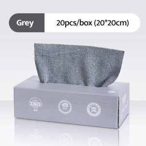 20PCS Kitchen Towel Super Absorbent Cleaning Cloth Kitchen Dish Cloth Rag Wash Cloth Lazy Cloth Tissue Household Kain Lap 厨房抹布毛巾