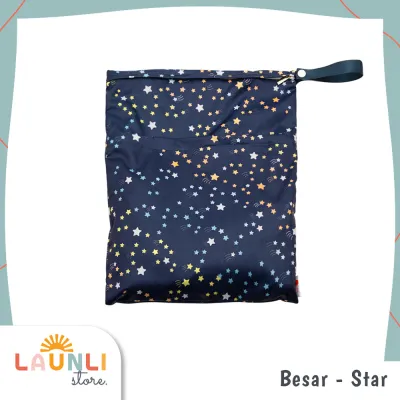 Tas Pouch Motif Waterproof Organizer Baju Renang Handuk Skincare Travel Pouch