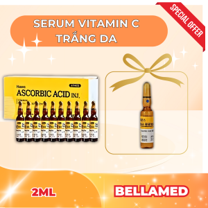 Serum vitamin c hương căng bóng da mặt 2ml Hàn Quốc - 1 vỉ 10 ống