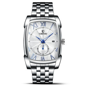 CHENXI 8209 Men Full Steel Watches Men Quartz Watch Analog Waterproof Wristwatch For Man Business Chronograph Clock