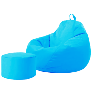 Ghế Sofa thư giãn 3ii Home kèm đôn gác chân chống thấm size lớn với nhiều màu sắc trang trí