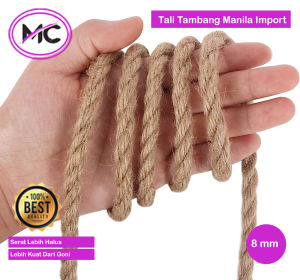 Tali Tambang Goni Kecil 4mm 6mm 8mm 1 roll Tali Manila Premium Super Kuat
