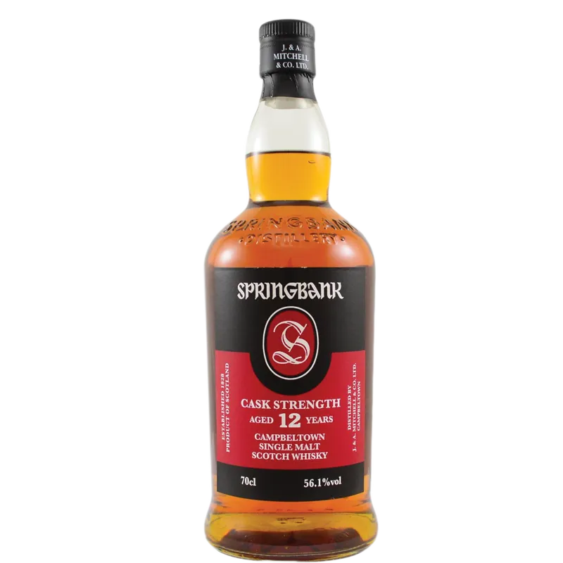 SPRINGBANK CASK STRENGTH 12年 700ml Springbank 12 Cask Strength Single Malt Scotch Whisky 700ml ABV
