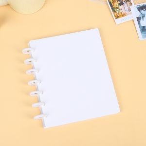 80 Pockets A5 Mushroom Button Binder Album 3inch Photocard Storage Lomo Card Collection Book 7-hole Inside Page Sleeves Stationery Gift