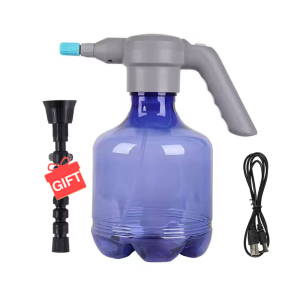3L Electric Pressure Sprayer Watering Can Garden Water Pump Spray Bottle High Capacity Portable Garden Tool for Plant Flowers Pot Cleaning with Automatic Water Spray Function