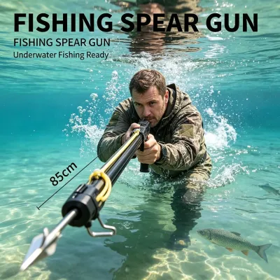 Ultra Precise Space Aluminum Spear Gun Professional Handheld Fish Catching Device