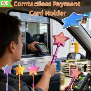 Contactless Payment Card Holder Star Wand Tap To Pay Credit Card Holder 3D Printed Star Magic Wand