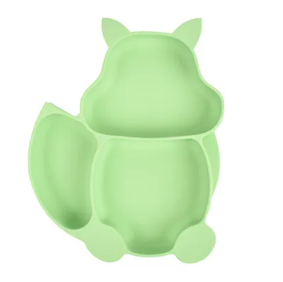[BABYDAY] Baby Silicone Dining Plate Tableware Silicone Suction Plate Kids Silicone Feeding Tools