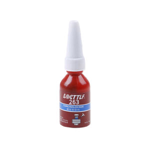 AumoPro 1PC 10g LOCTTLF 263 Medium High Strength Bolt Locking Agent Anaerobic Adhesive Oil and Temperature ResistantThread Adhesive Locktite Against LooseningScrew Loosening Glue 243/263/272/242/271/245/262/270/222/277/290