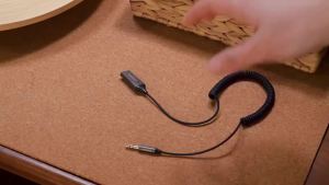 อะแดปเตอร์บลูทูธ Aux ไร้สายสำหรับรถยนต์ รับสัญญาณบลูทูธ USB เป็นแจ็ค 3.5 มม. อะแดปเตอร์เสียงเพลงไมค์แฮนด์ฟรีสำหรับลำโพงรถยนต์