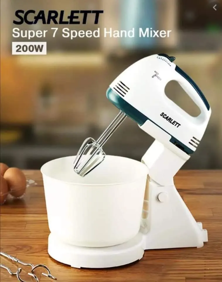 Bowl Scarlett Electric Beater Blender Scarlett Egg Beater Electric
