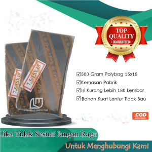 500 Gram Polibag Plastik Polybag Tanaman 15x15