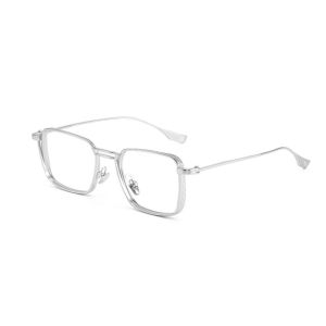 GENENIC Ultralight Anti Blue Light Glasses Metal Frame Square Frame Optical Eyeglasses Fashion Comfortable To Wear Mens Eyewear Computer