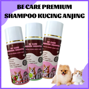 PREMIUM SHAMPO DAN CONDITIONER BE CARE ANTI KUSUT ANTI KUTU ANTI RONTOK MELEMBUTKAN BULU KUCING ANJING