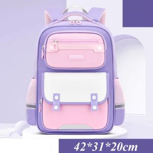 Balo học sinh tiểu học siêu nhẹ chống gù cho bé trai gái có phản quang SHOP HUYỀN BIN mẫu mới 2023 BALO-61