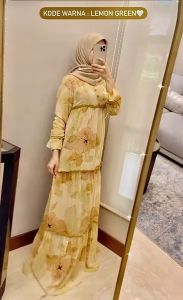 JELITA Gamis Wanita Set Hijab Terbaru Mewah Viral Terlaris Busana Baju Muslim Dewasa Kekinian Dress Raya Model Baru