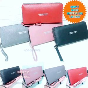 DOMPET WANITA MOTIF PANJANG LAVENDER HARGA MURAH