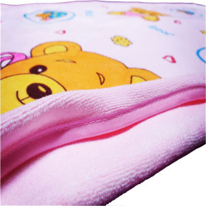 Handuk Bayi Microfiber Lembut Motif Binatang/Alam 50x100cm