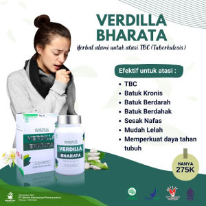 Obat Tbc Paru Paling Ampuh Penyakit Tb Tuberkulosis Batuk Berdahak Berdarah Bronkitis Paru Paru Basah Asma Sesak Nafas Verdilla Bharata 100% ORI