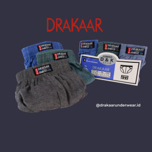 3 PCS DRAKAAR CELANA DALAM PRIA DEWASA BRIEF UNDERWEAR - BIG SIZE 2XL & 3XL
