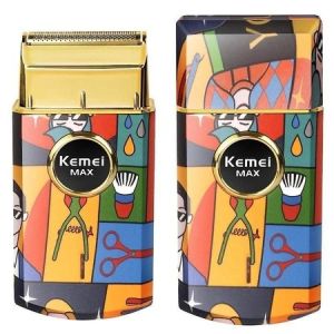 MISSYOU2 KEMEI ORIGINAL SET KM-RS7098 New Graffiti Reciprocating Waterless Electric Shaver