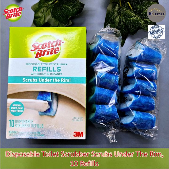 ชุดอุปกรณ์ขัดห้องน้ำแบบใช้แล้วทิ้ง Disposable Toilet Scrubber Scrubs ...