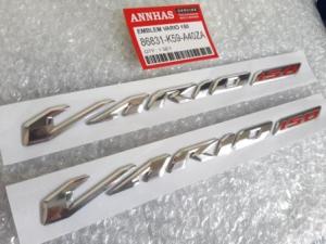 logo emblem VARIO 150 MERAH 75k Sepasang / Kanan + kiri