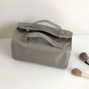 4 In 1 Travel Toiletry Bag PU Leather Hanging Makeup Bag 4 Detachable Storage Bags Large Capacity Portable Makeup Bag