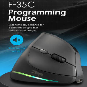 Ergonomic 2.4G Tri-Mode Mouse Wireless Bluetooth RGB Mouse Rechargeable Mouse Programming Wireless Gaming Mouse for PC/Desktop