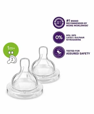 2pcs avent compatible classic natural spiral nipple choose your variation baby bottle silicone nipples slow medium fast flow wideneck bottles anticolic anti colic