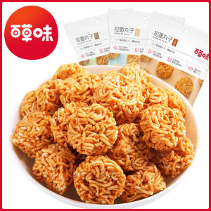 BE＆CHEERY/百草味拉面丸子50g麻辣味/火鸡味/网红干脆面办公室零食休闲小吃